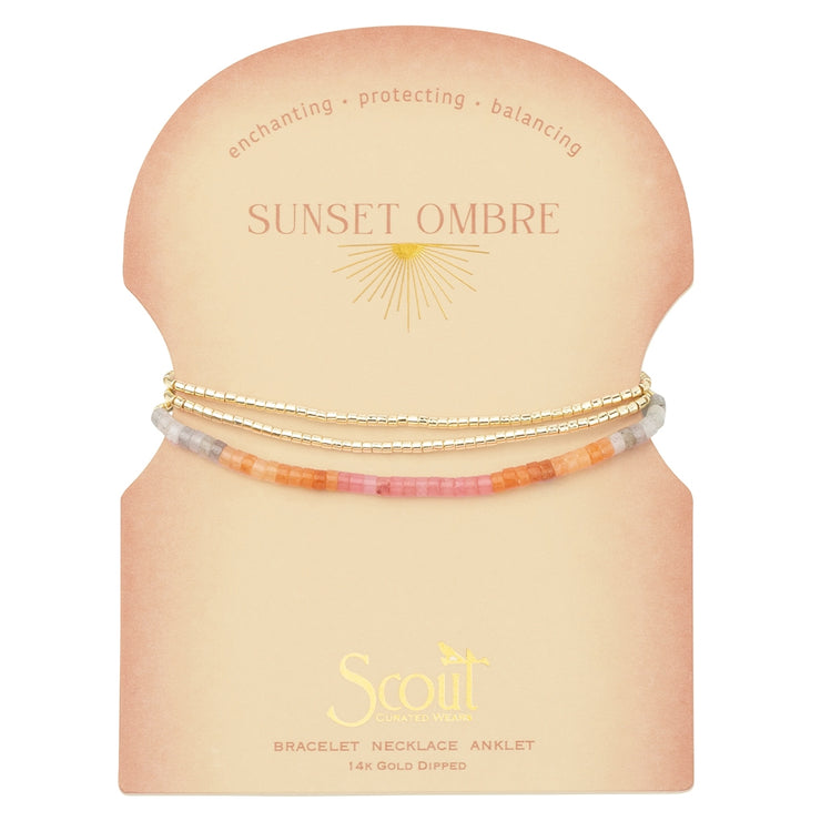 Scout Curated Wears Ombre Stone Wrap - Sunset/Gold