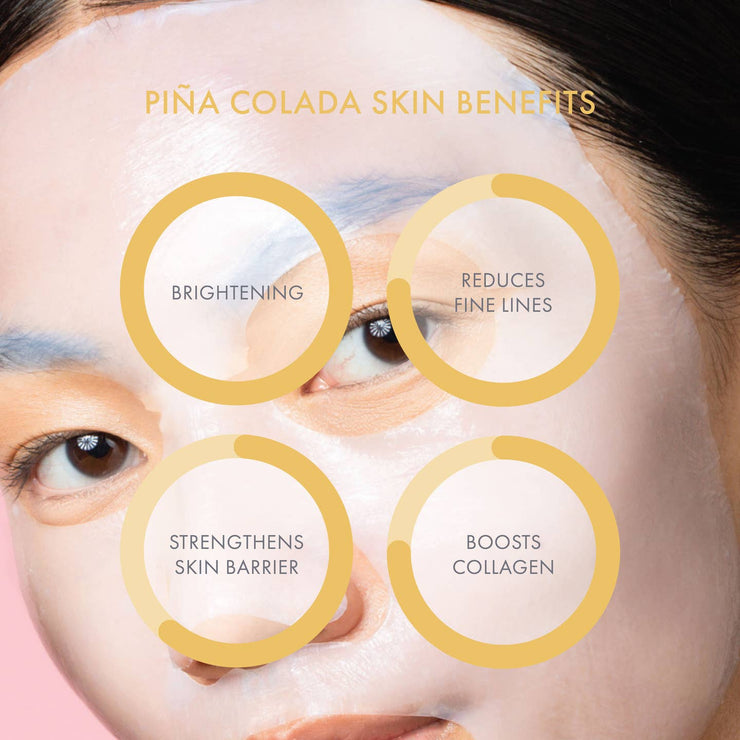 Revitalizing Pina Colada Mocktail Face Mask