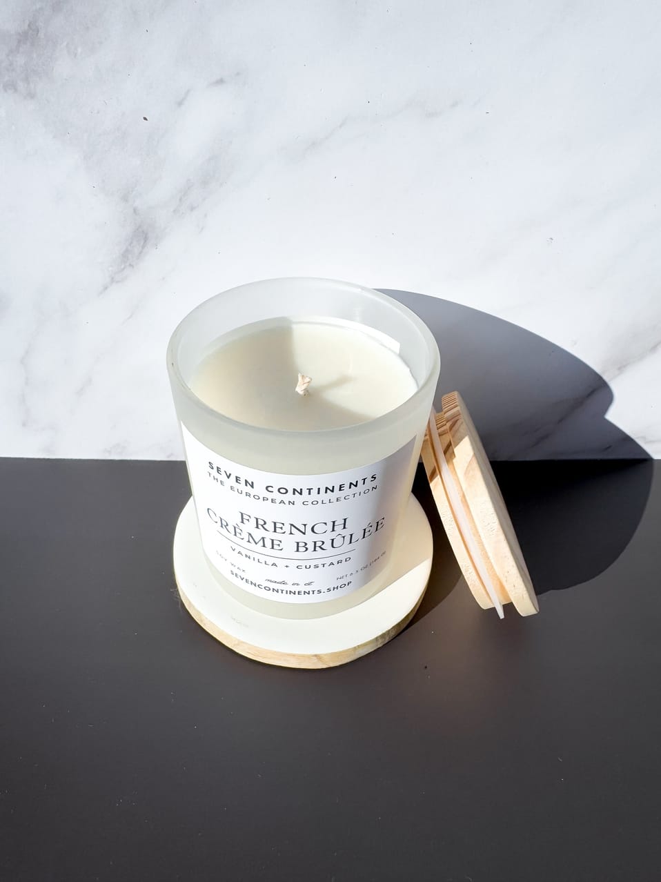 Seven Continents French Crème Brûlée Candle