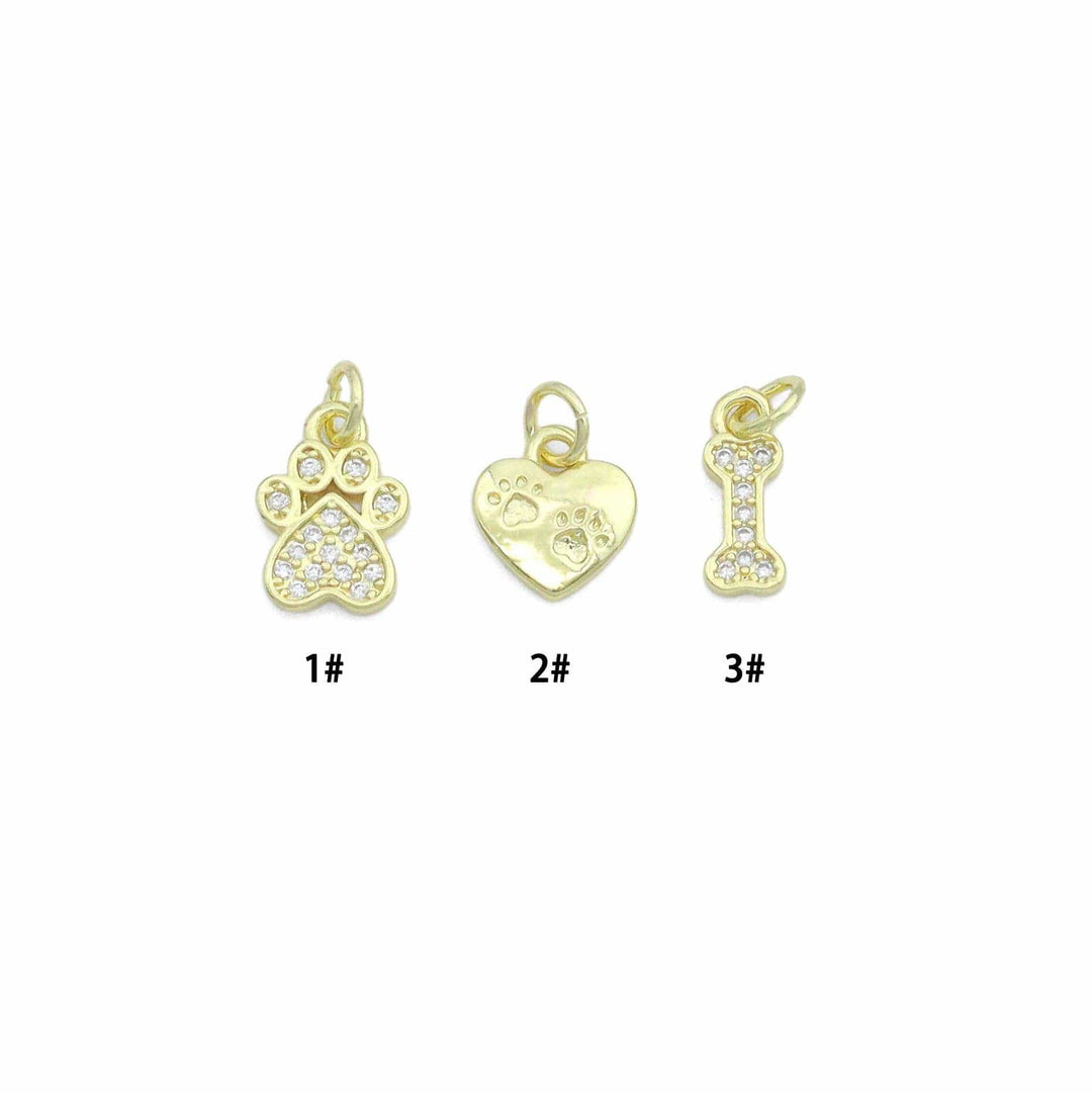 Paw Heart Charm Paw Heart Charm Charms