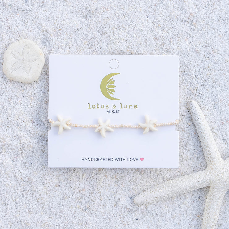Seastar Seedbead Anklet
