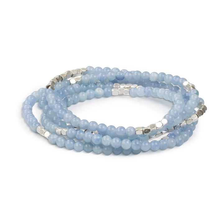 Scout Curated Wears Stone Wrap - Blue Lace Agate