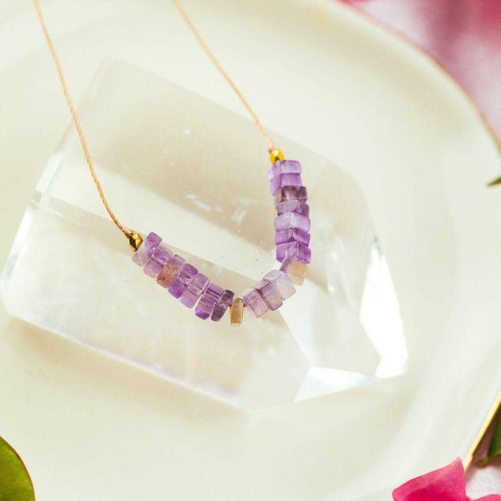 Amethyst Becoming Necklace for Fearless