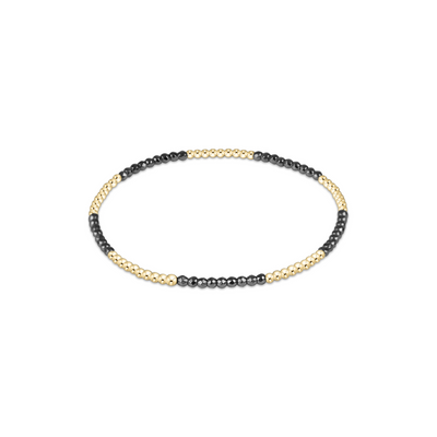 Enewton Blissful Pattern 2mm Bead Bracelet - Faceted Hematite