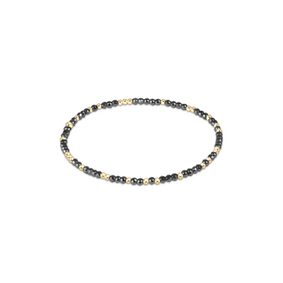 Enewton Hope Unwritten Silver Faceted Hematite 2mm Bead Bracelet
