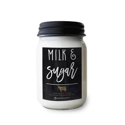 Milk House Mason Jar Candle - Milk & Sugar