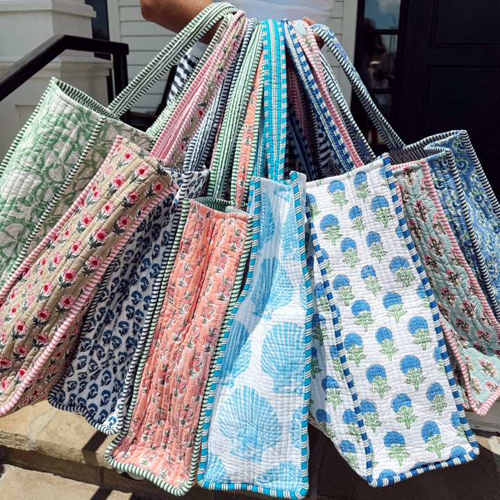 Carry All Quilted Tote Bag