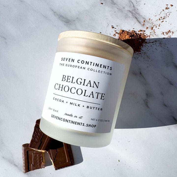 Seven Continents Belgian Chocolate Candle