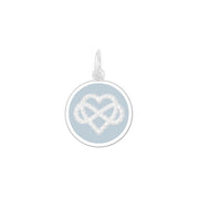 Lola Grandmother & Granddaughter Pendant - Silver & Grey