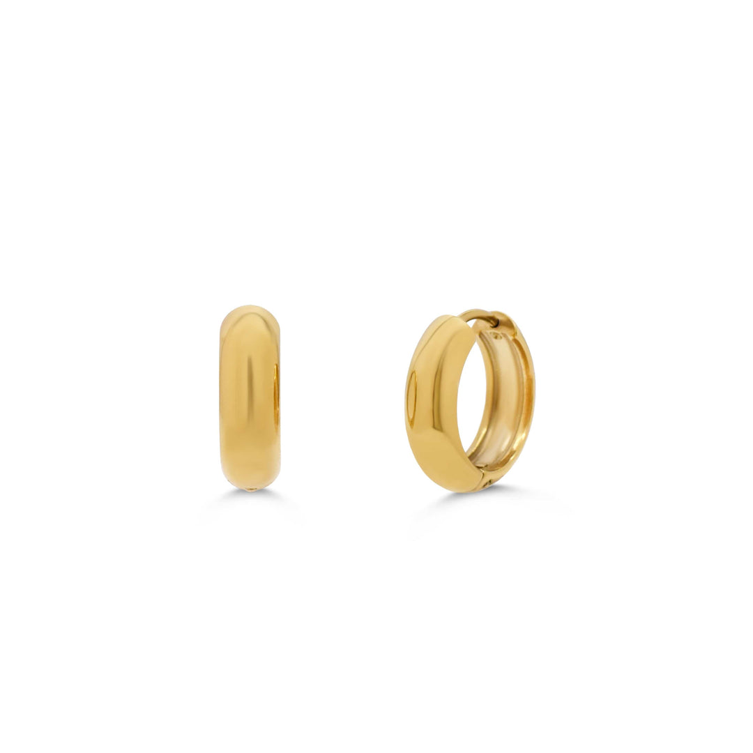 Isla Jet Set Waterproof Huggie Hoop Earrings – 13mm Isla Jet Set Waterproof Huggie Hoop Earrings – 13mm Gold Earrings