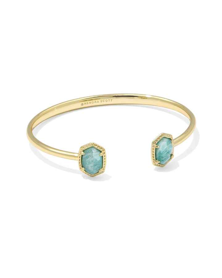 Kendra Scott Daphne Frame Cuff Bracelet - Gold Teal Amazonite