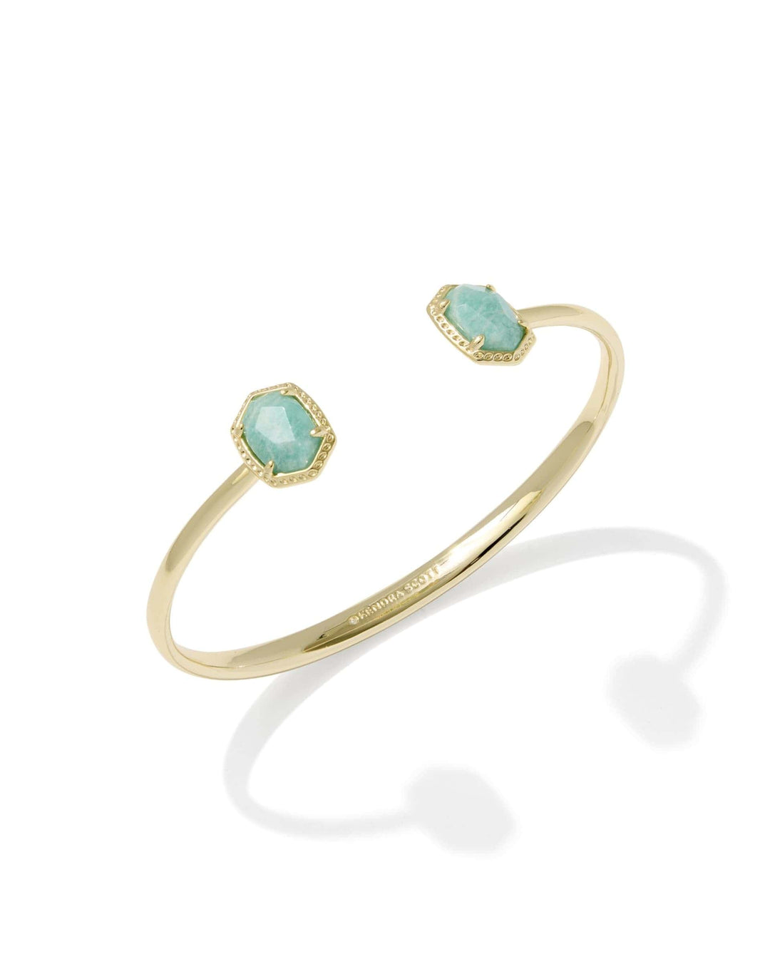 Kendra Scott Daphne Frame Cuff Bracelet - Gold Teal Amazonite