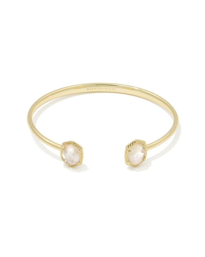 Kendra Scott Daphne Frame Cuff Bracelet - Gold Ivory Mother of Pearl