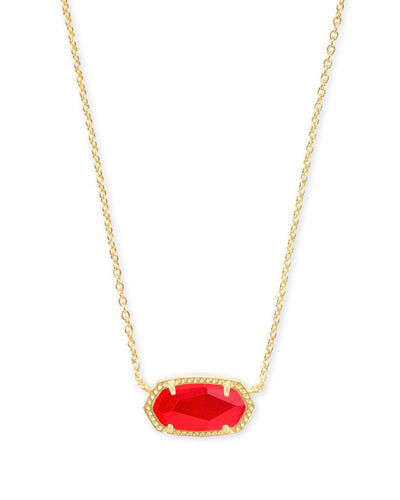 Kendra Scott Gold Red Illusion Elisa Necklace