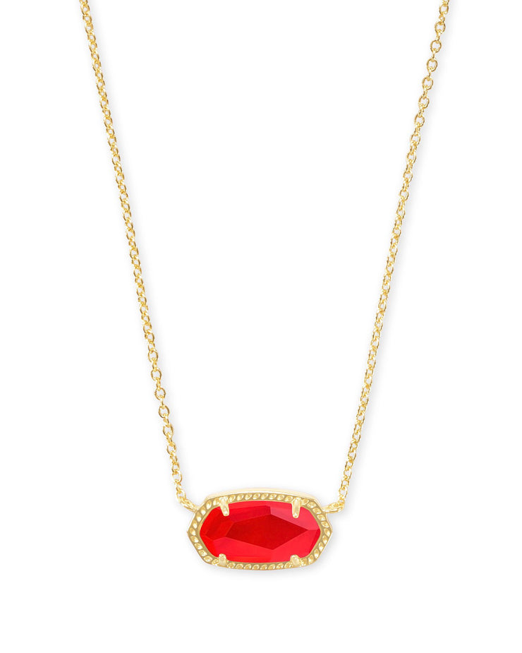 Kendra Scott Gold Red Illusion Elisa Necklace