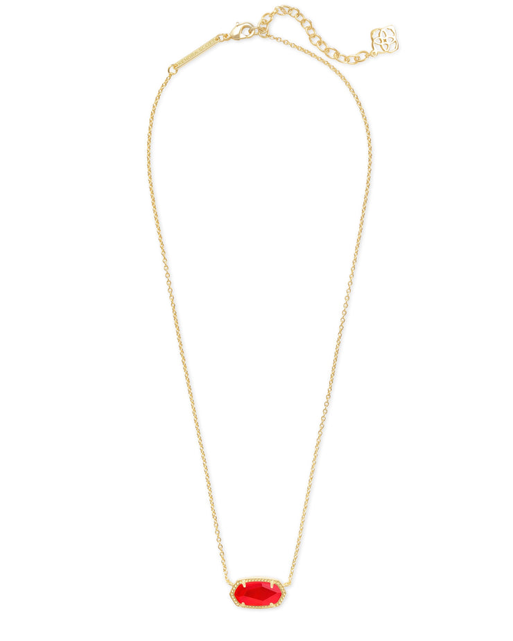 Kendra Scott Gold Red Illusion Elisa Necklace