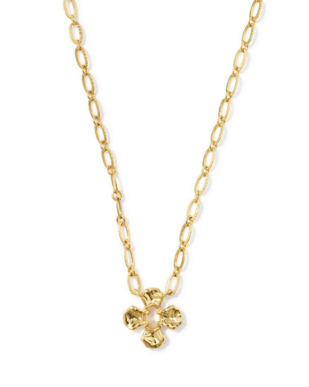 Kendra Scott Leanne Gold Pendant Necklace - Natural Mother of Pearl
