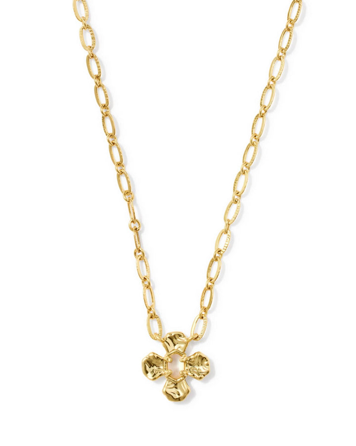 Kendra Scott Leanne Gold Pendant Necklace - Natural Mother of Pearl