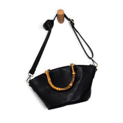 Millie Bamboo Handle Basket Crossbody