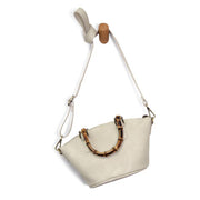 Millie Bamboo Handle Basket Crossbody
