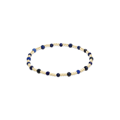 Enewton Extends Gemstone Gold Sincerity 3mm Bead Bracelet - Lapis