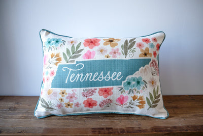 Connecticut Spring Floral Pillow