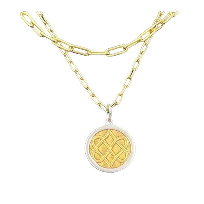 Lola Celtic Knot Pendant - Gold