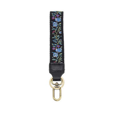 Easy Find Keychain - Blue Trailing Floral
