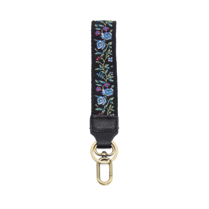 Easy Find Keychain - Blue Trailing Floral