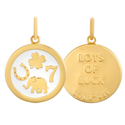 Lola Lucky You Pendant - All Gold