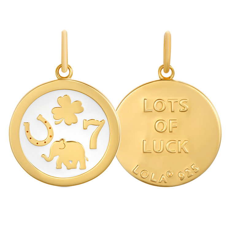 Lola Lucky You Pendant - All Gold
