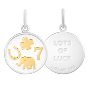 Lola Lucky You Pendant - Gold Center