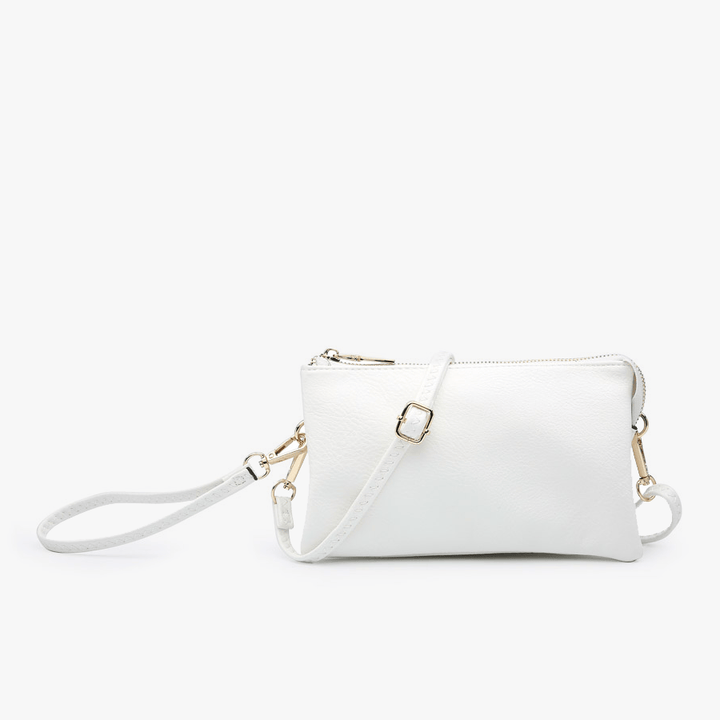 Riley Convertible Crossbody Bag - White