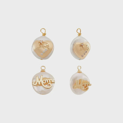 Mom Pearl Charm