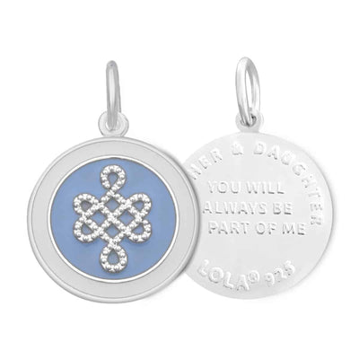 Lola Mother & Daughter Pendant - Lavender