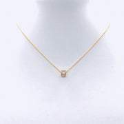 Radiant Cubic Circle Necklace