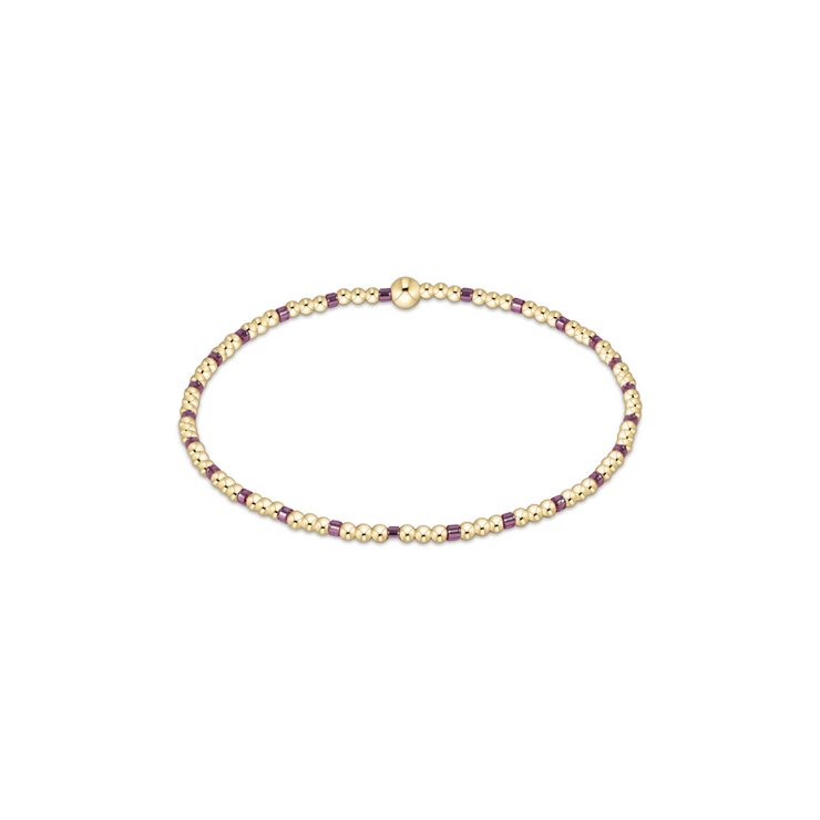 Enewton Hope Sincerity Pattern 2mm Bead Bracelet - Pink Metallic