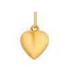 Lola Puffy Heart Pendant 12mm