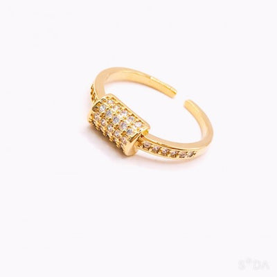 Pave Cylinder Ring