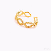 Oval Twist Ring