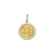 Lola St. Benedict Pendant - Gold Center