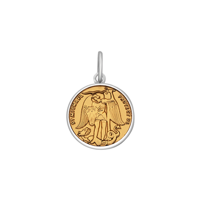 Lola St. Michael Pendant - Gold Center