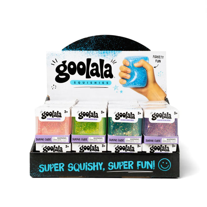 Goolala Sugar Cube Glitter Squishy Goolala Sugar Cube Glitter Squishy | Sensory Fidget Toy Kids