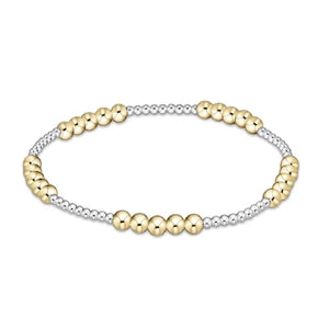 Enewton Blissful 4mm Bead Bracelet - Mixed Metal