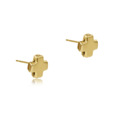 Enewton Signature Cross Gold Filled Stud