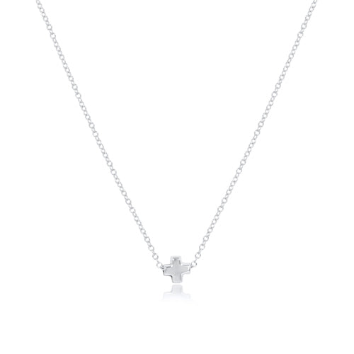 Enewton Signature Cross Sterling Silver Necklace