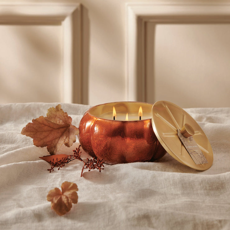 Thymes Pumpkin Laurel Statement Candle