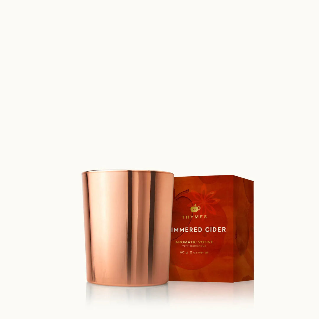 Simmered Cider Votive Candle Simmered Cider Rose Gold Votive Candle Candle