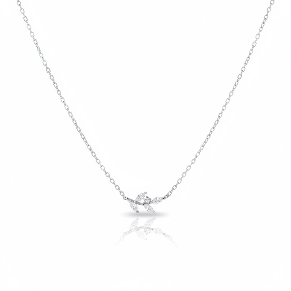 Wishful Leaf Pendant Necklace