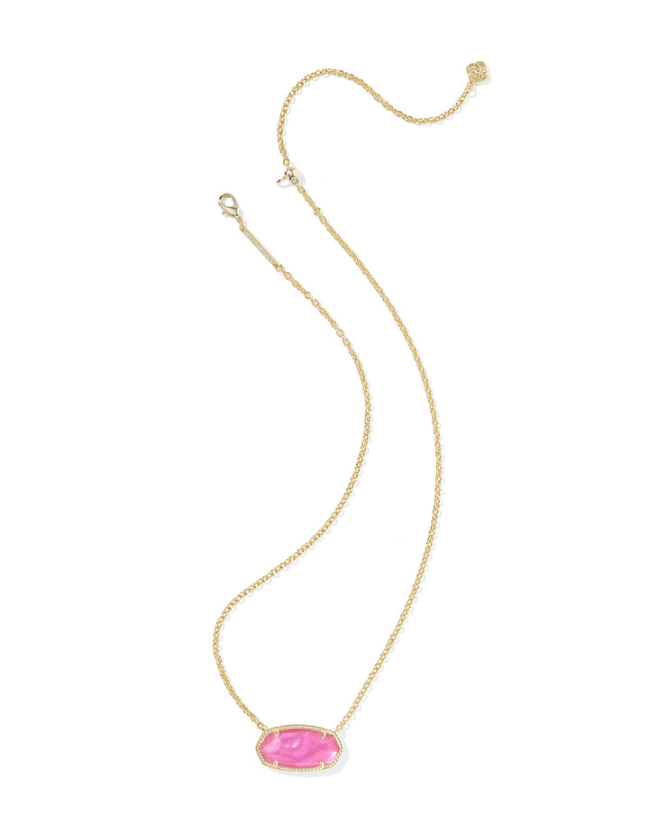 Kendra Scott Elisa Statement Gold Azalea Illusion Short Pendant Necklace